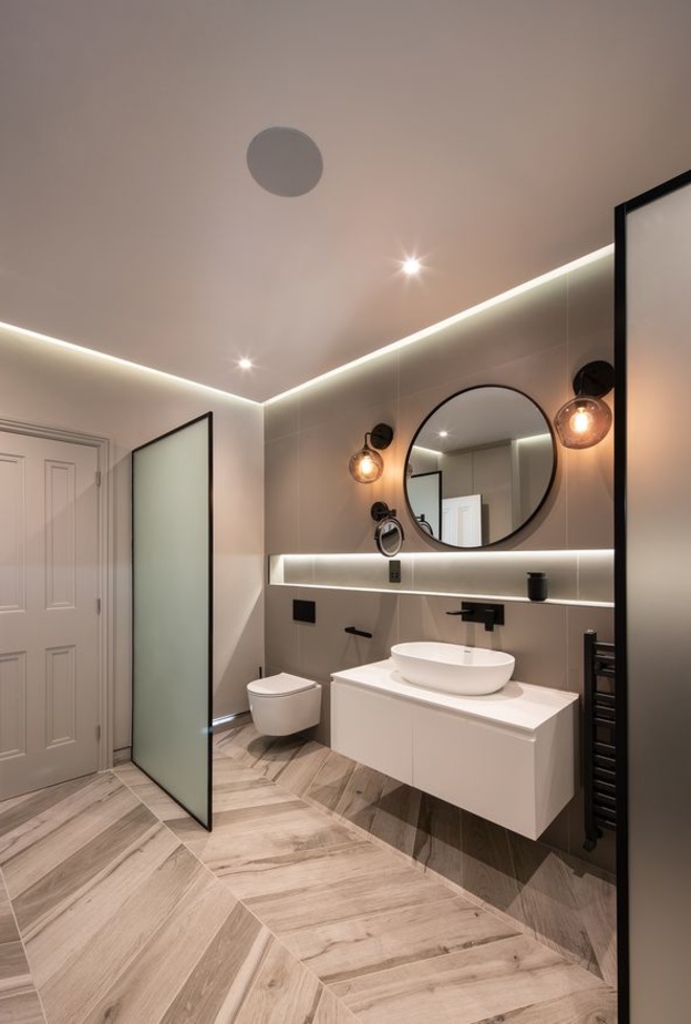 أبواب جر وسحب توفر الخصوصية في الحمام