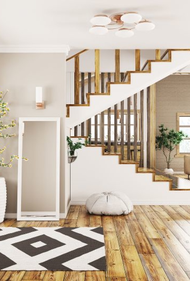 أفكار ديكورية لتصميم السلالم والممرات بمنزلك