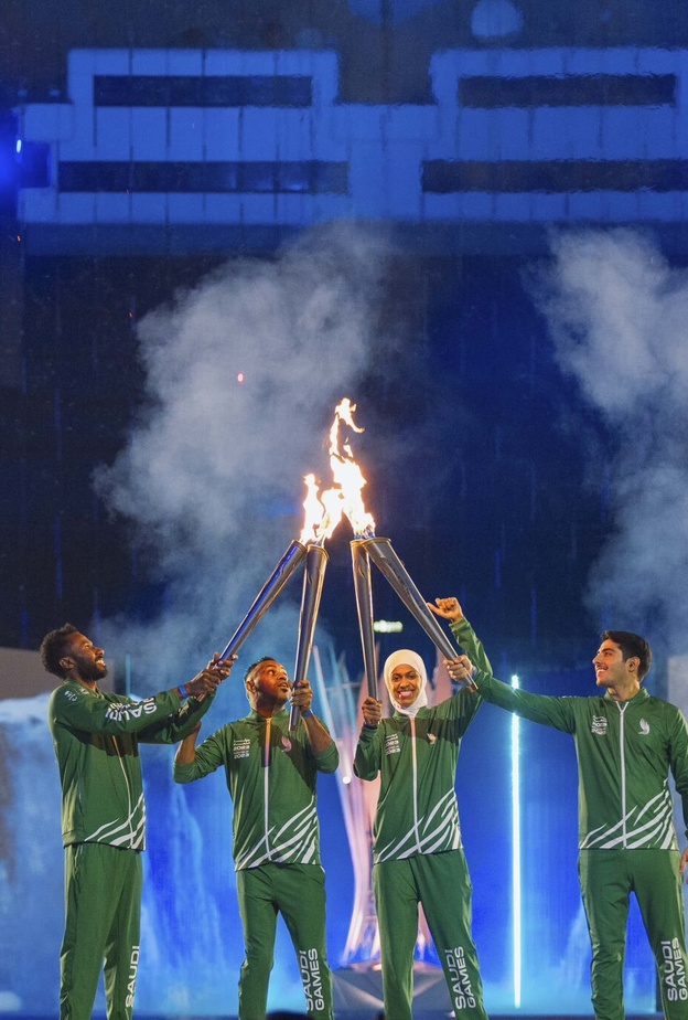 حفل افتتاح استثنائي في انطلاق دورة الألعاب السعودية 2023