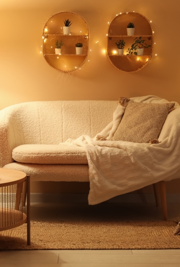 كيفية اختيار الإضاءة المناسبة لإضفاء جو دافئ ومريح في المنزل