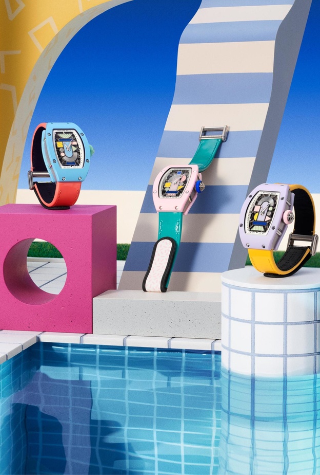 RM 07-01 كلرد سيراميك: ساعات إبداعية مفعمة بالألوان الصيفية من ريتشارد ميل