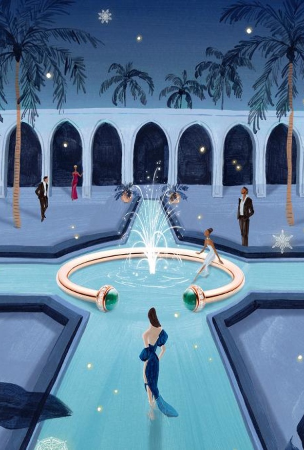 سوار Possession مفتوح من بياجيه 