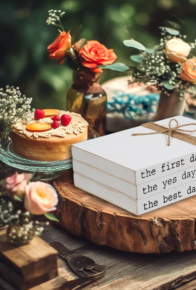 لماذا تستخدمين الكتب في حفل زفافك؟