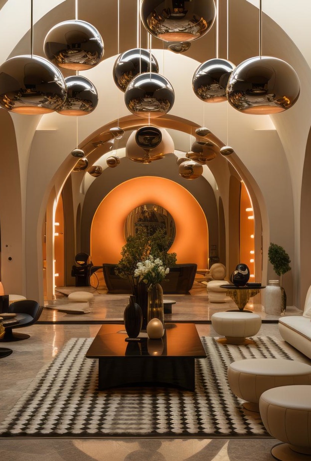 الأقواس في ديكورات منازل إسلامية