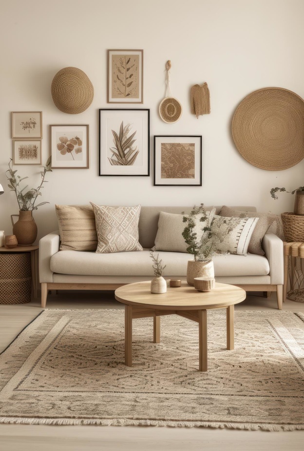 تعرفي على "التصميم الترابي" في ديكورات غرف المعيشة العصرية