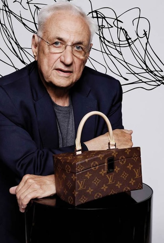 إبداع المهندس المعماري فرانك جيري في تصاميم حقائب لويس فيتون