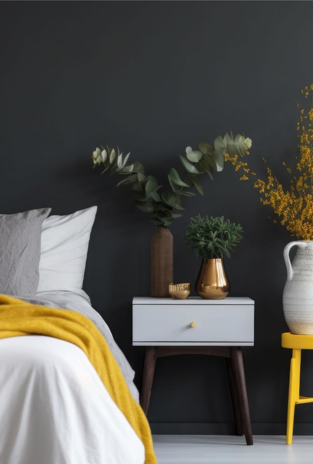 تصاميم طاولات جانبية لغرف النوم العصرية