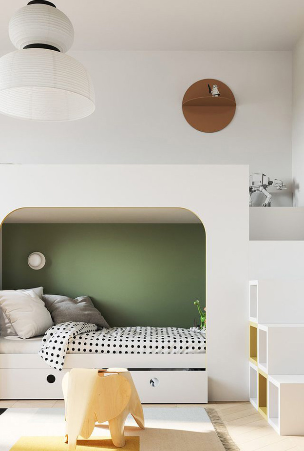 تصميم سرائر طابقية لغرف الأطفال يوفر الأمان والمظهر الجميل