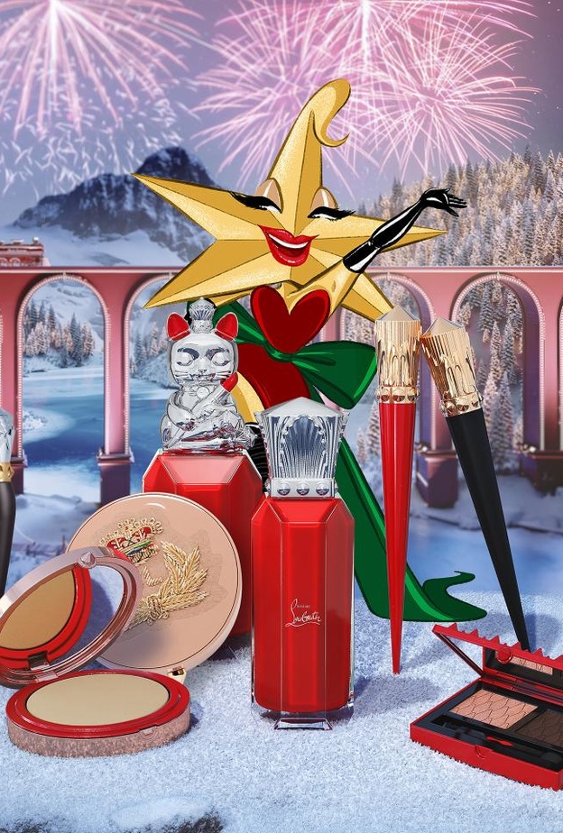 التشكيلة الواسعة من مستحضرات تجميل والعطور بمناسبة موسم الأعياد من علامة Christian Louboutin