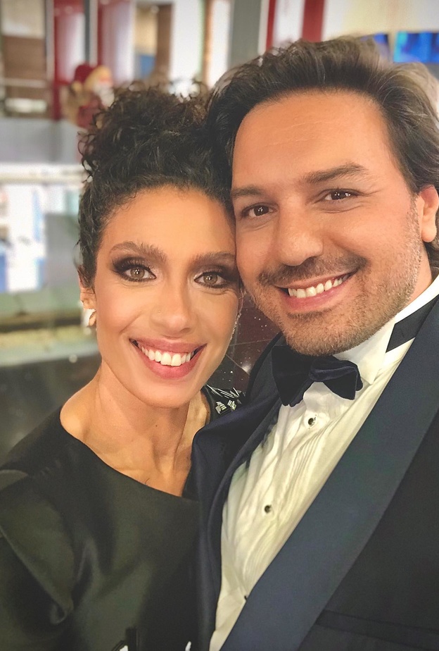 برونو طبال وسينثيا كرم 