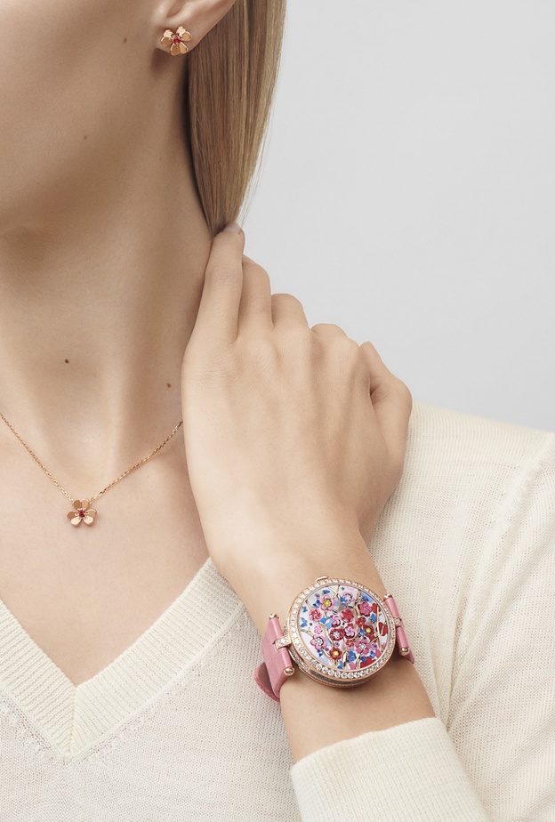 Lady Arpels Heures Florales Cerisier Watch