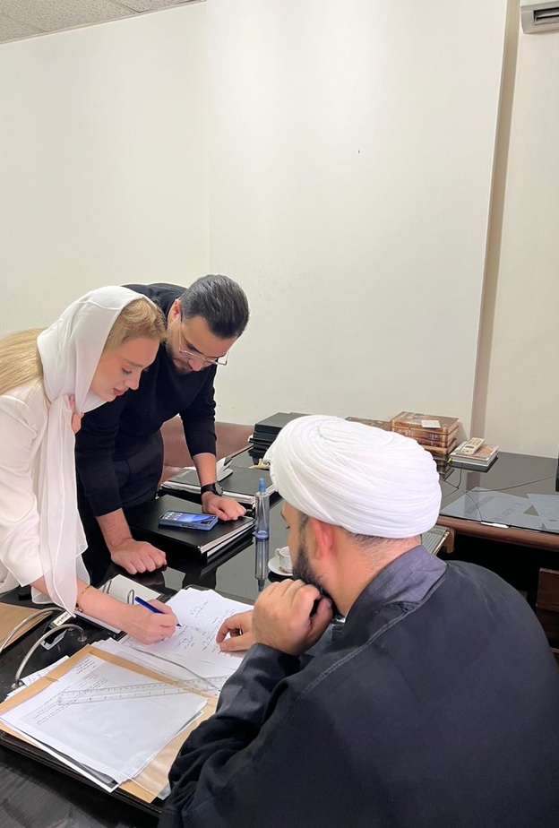 المهندس اللبناني الشاب رامي سبلاني ودارينا الأكرانية