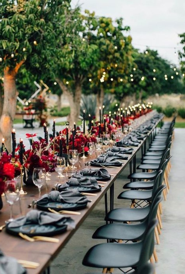 بمناسبة عيد الإتحاد ألوان ديكورات أعراس مستوحاة من العلم الإماراتي