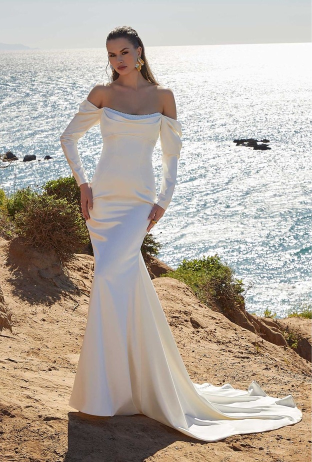 موديلات فساتين زفاف ناعمة وأنيقة من مجموعات ٢٠٢٤