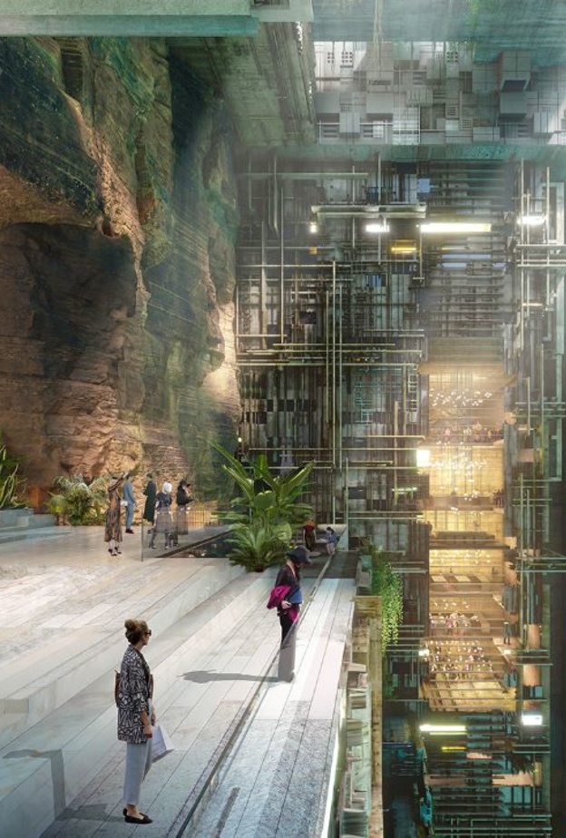 "أكويلم" وجهة مستقبلية فاخرة بين الجبال من نيوم 