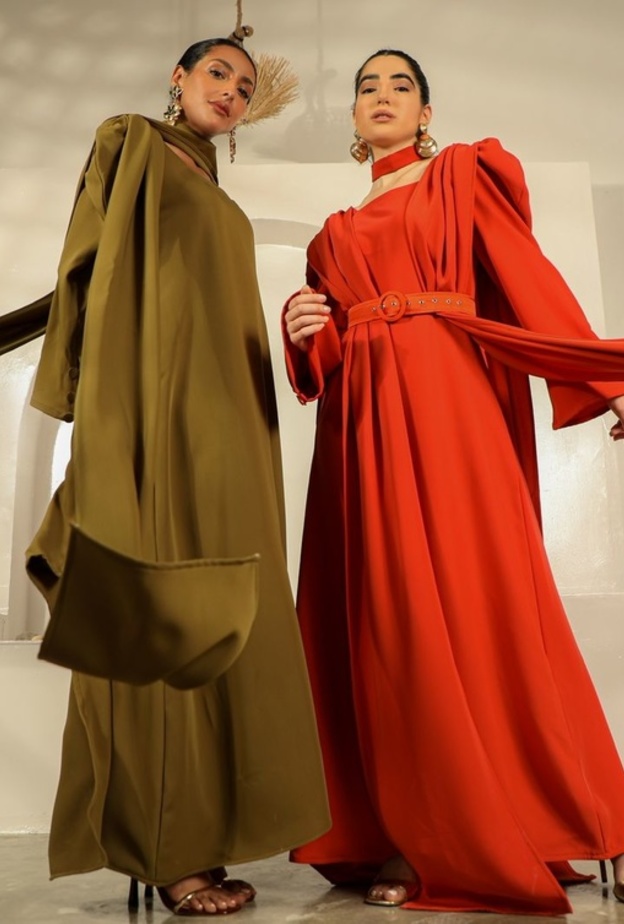 من تصاميم المصممة هبة فراش - تم استلام الصورة من المصممة