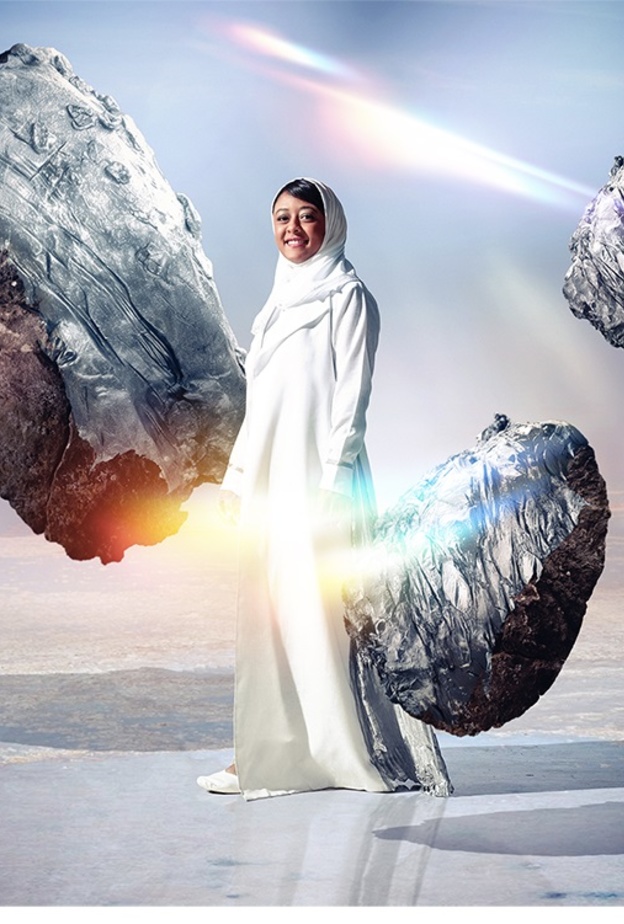 ريانة البرناوي ضمن 5 سعوديات ألهمن الشابات السعوديات الصورة خاصة بمجلة هي من تصوير KERTIN VASSAR