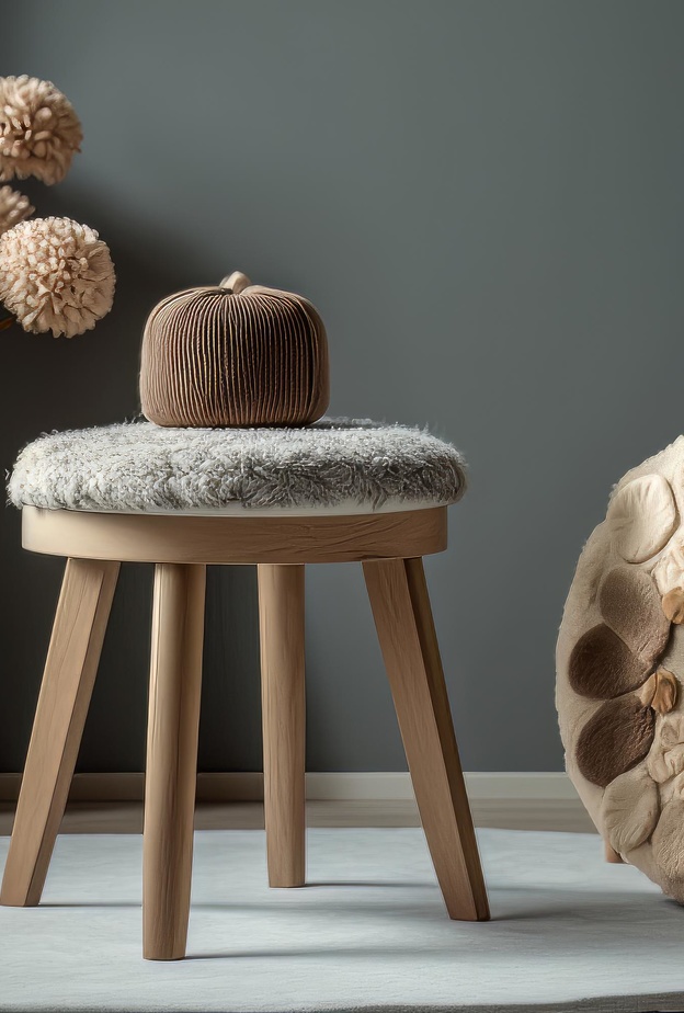 الفرو والخشب في تصاميم منزلك لهذا العام 2024