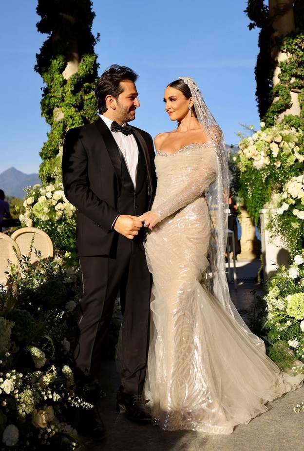 زفاف رومي شيباني وطبيب جراحة التجميل جورج سماحة