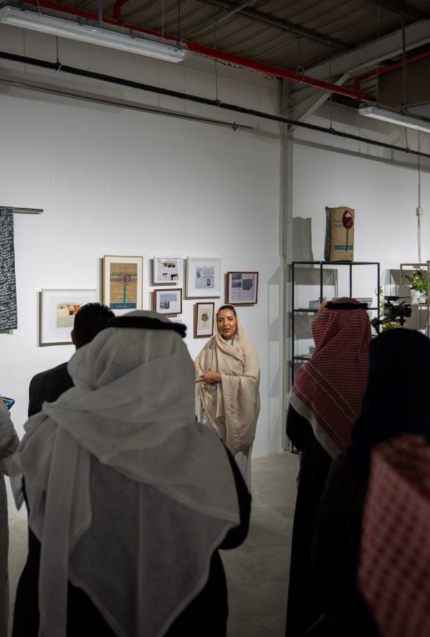 من فعاليات افتتاح مساحة مسند في حي جاكس بالدرعية