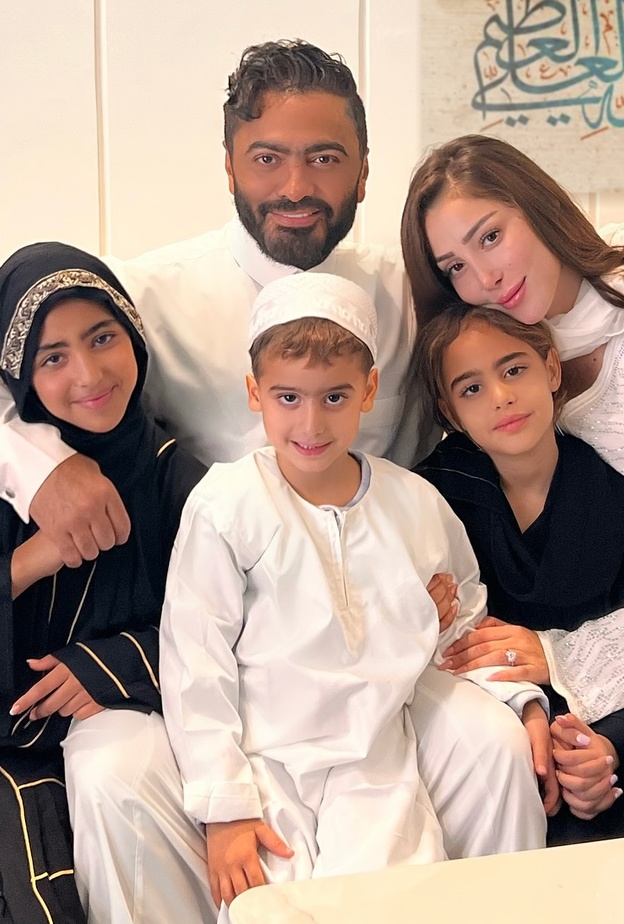 اسرة تامر حسني