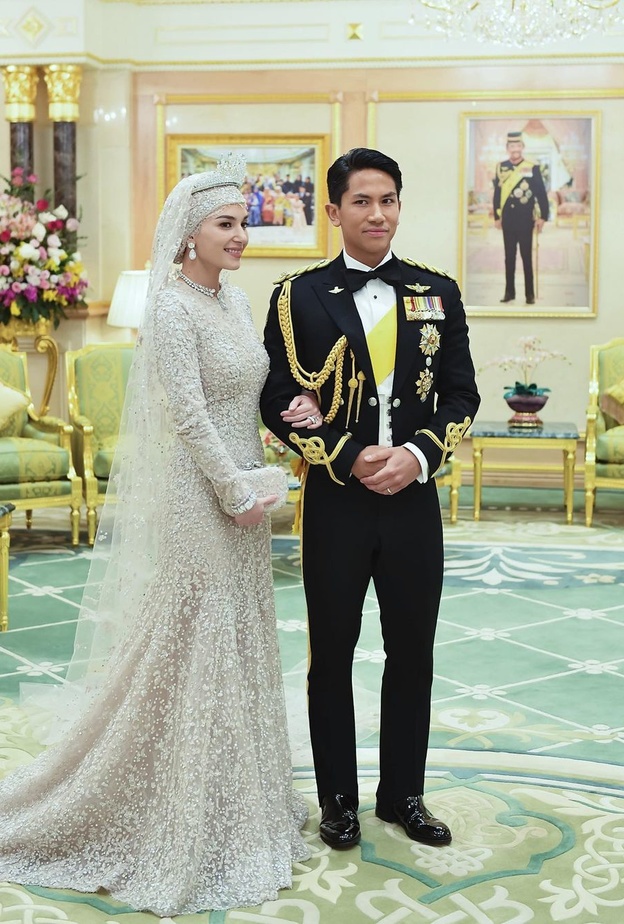 حفل اسطوري ختم مراسم عقد قران الأمير عبد المتين وأنيشا روزنا