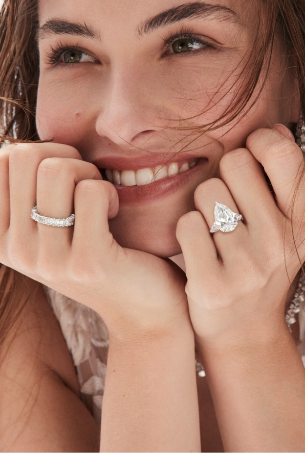 خاتمان مرصّعان بالألماس من غراف Graff