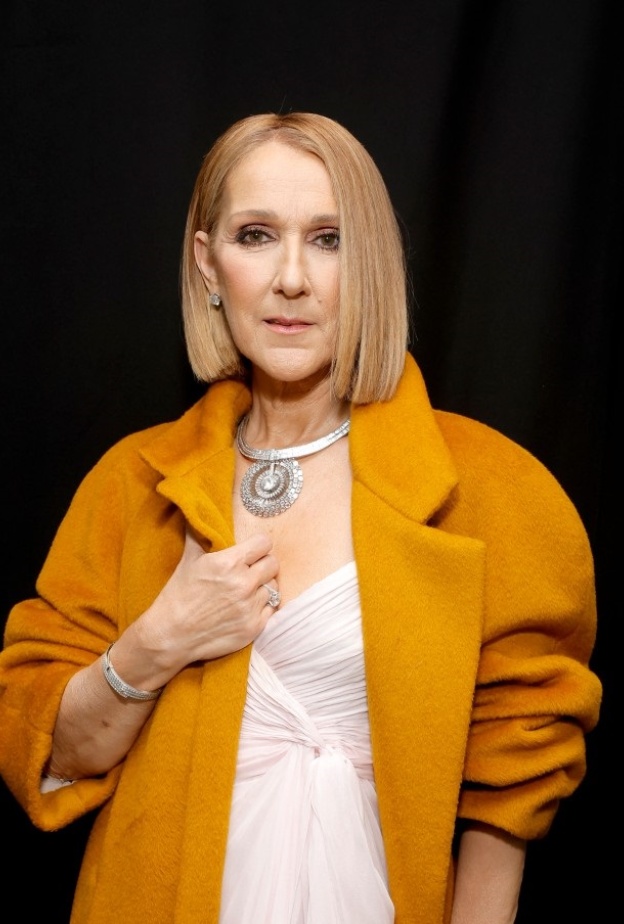 إطلالة Celine Dion بالمكياج البني الداكن