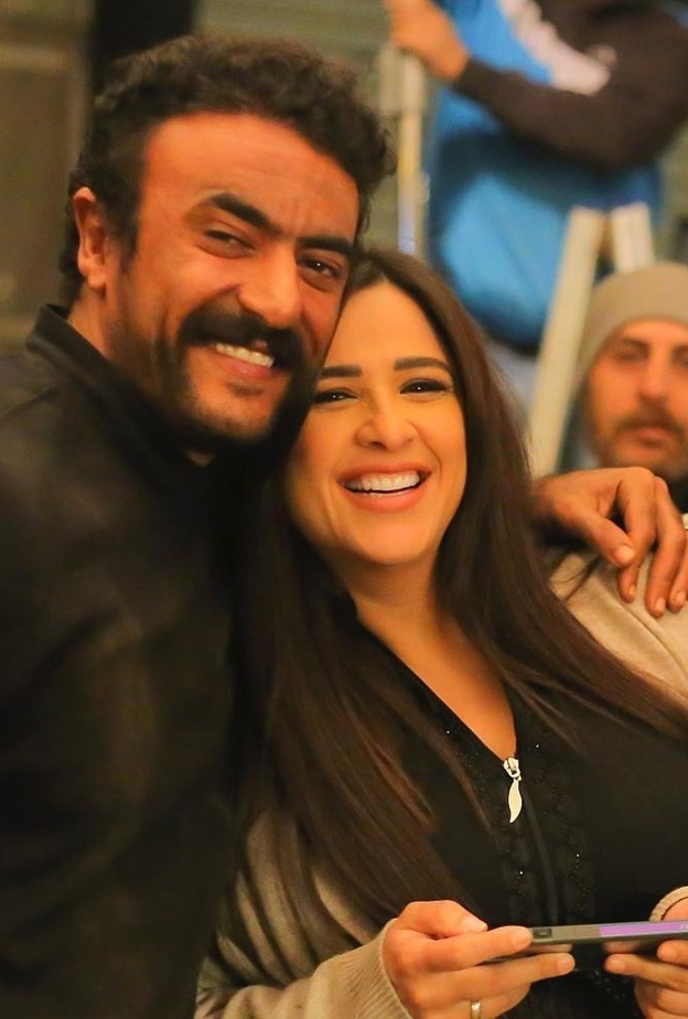 ياسمين عبد العزيز وأحمد العوضي