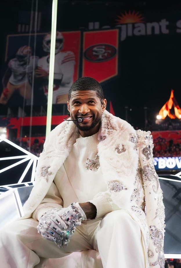 أشر في حفل "سوبر بول 2024"