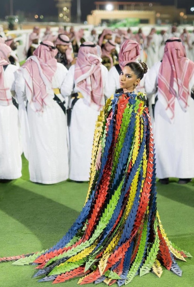 أبرز اطلالات المشاهير في كأس السعودية 