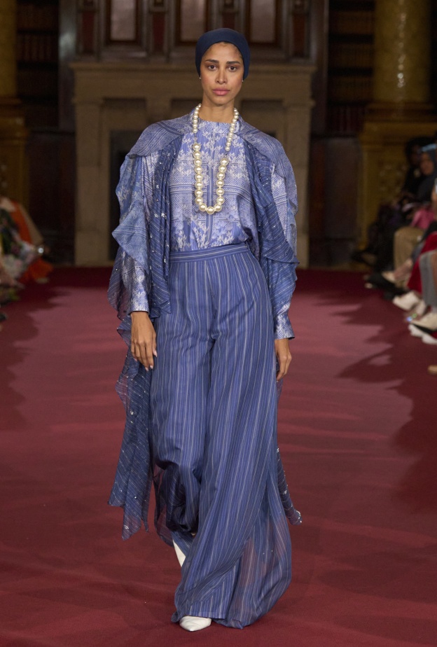 Kami البنطلون الواسع من الدنيم موضة ربيع وصيف 2024