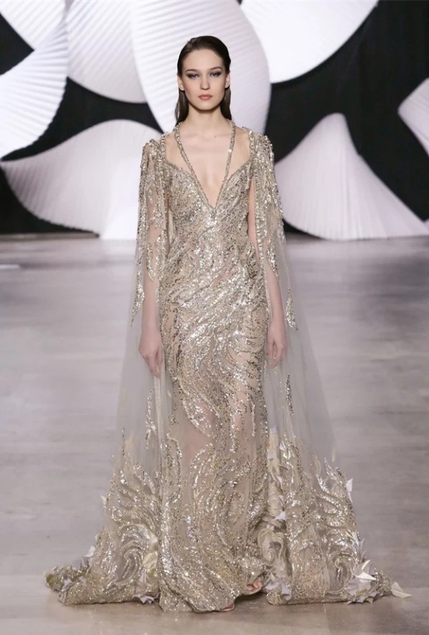 فساتين سهرة أنيقةلشقيقة العروس لربيع وصيف 2024