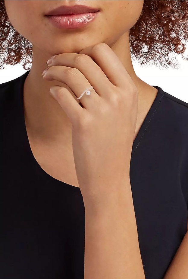 انتقي أجمل خواتم ماس ناعمة لهدايا المرأة الراقية 2024