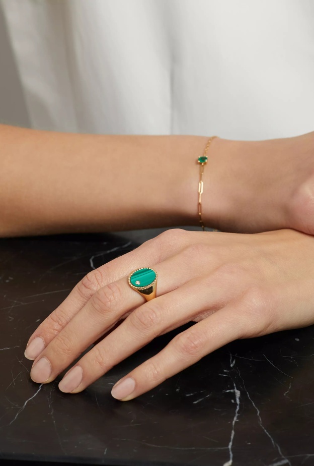 مجوهرات ذهب وملاكيت لأناقة راقية في شهر رمضان