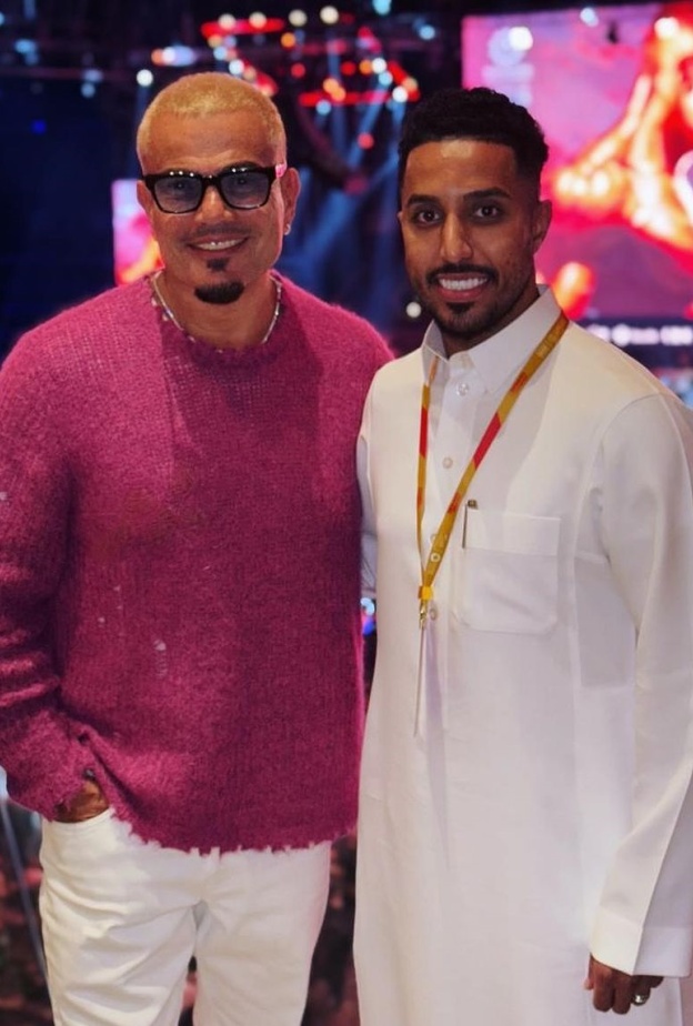 عمرو دياب وسالم الدوسري 