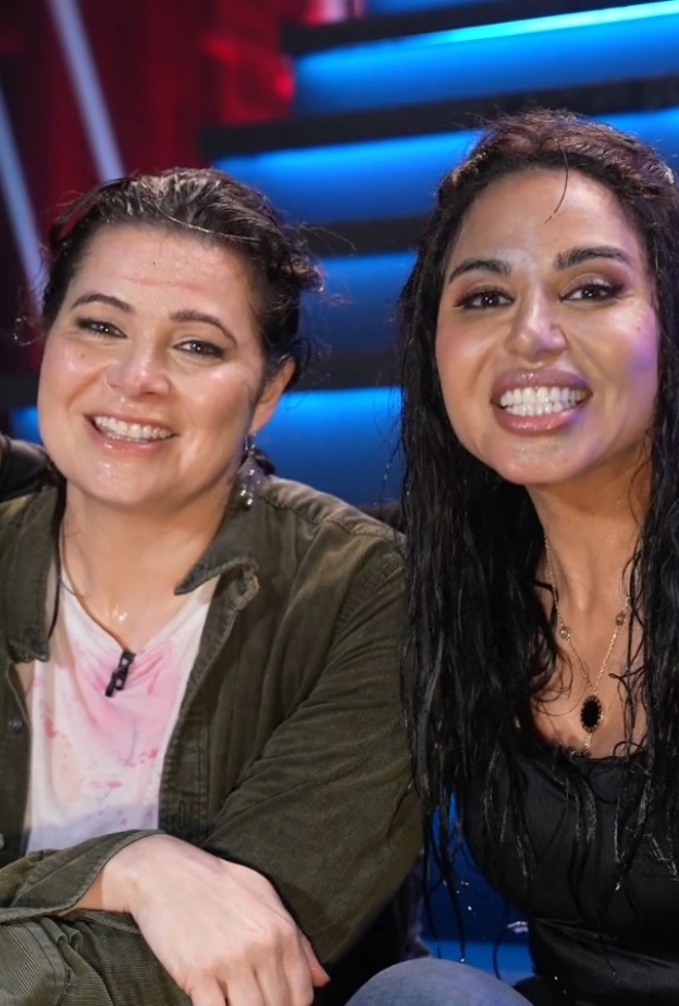 يسرا اللوزي ونسرين أمين