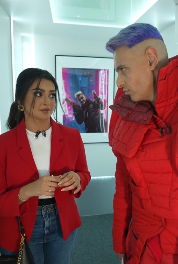 رامز جلال وأصايل محمد 