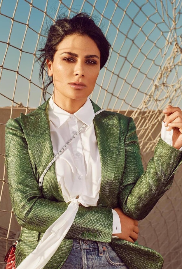 مجوهرات صبا مبارك في أحدث إطلالتها