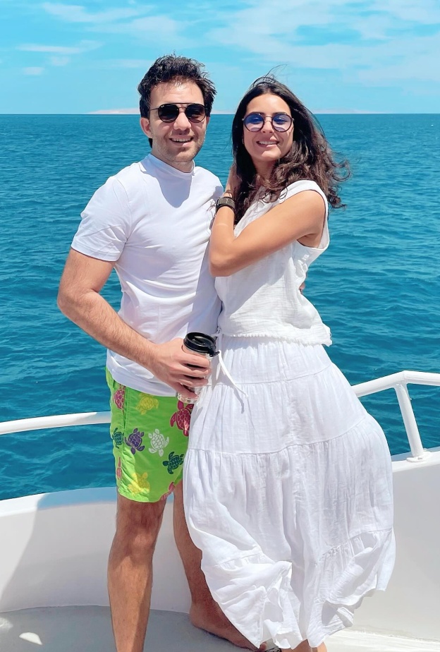 ريهام ايمن وشريف رمزي