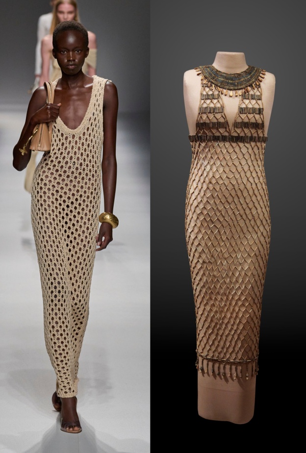 فستان من زمن الفراعنة يلهم موضة ربيع 2024