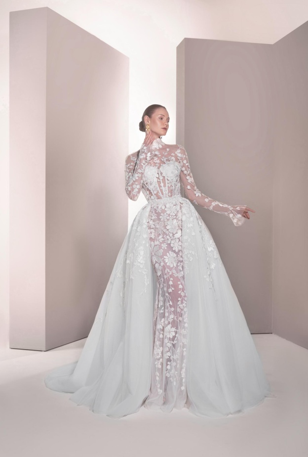 قصات الكورسيه تتسيّد موضة فساتين الزفاف، تعرفي على أجملها