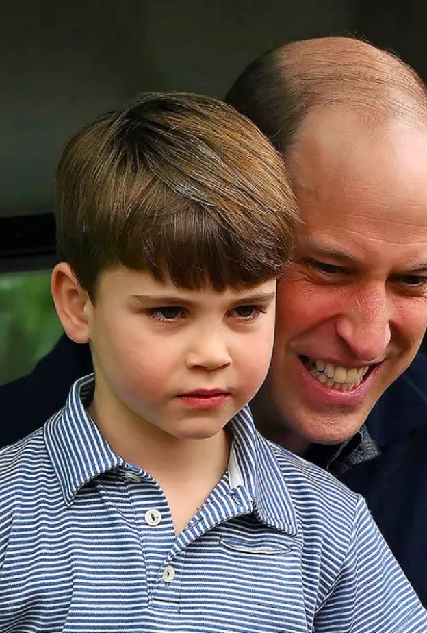 روتين رائع للأمير وليام مع الأمير لويس قبل النوم