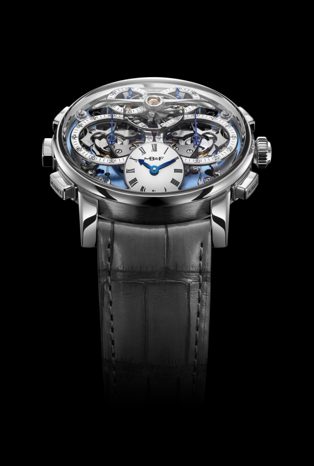 علامة MB&F  تطلق ساعة LM Sequential Flyback Platinum بتفاصيل تقنية باهرة
