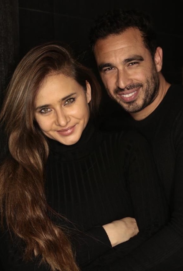 نيللي كريم وهشام عاشور