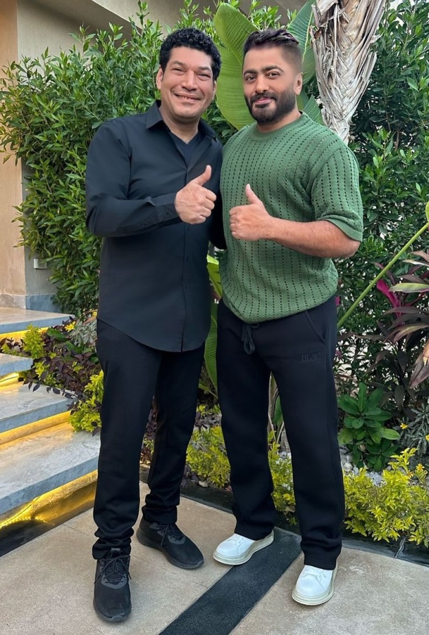 تامر حسني وباسم سمرة