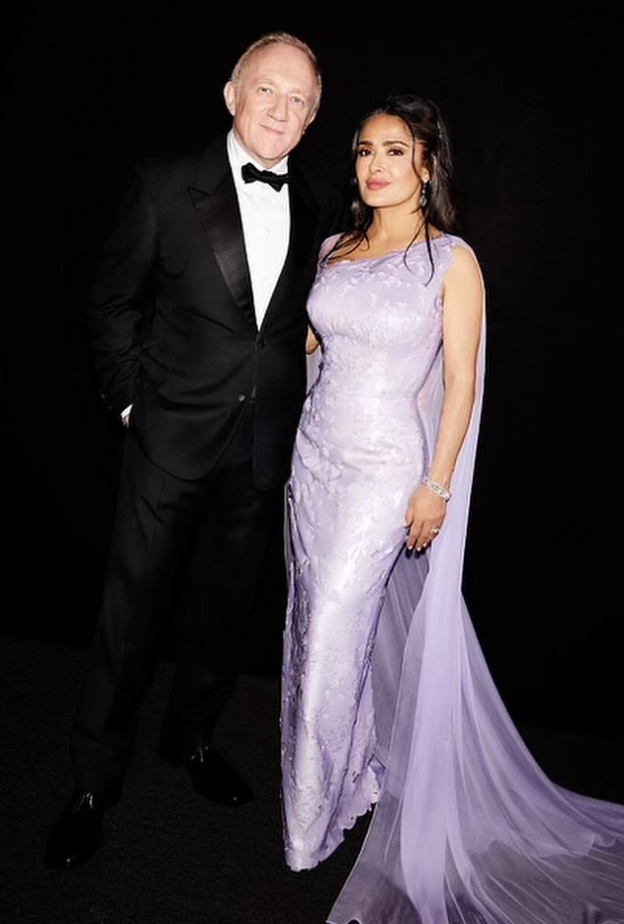 فرانسوا هنري بينولت  وسلمى حايك