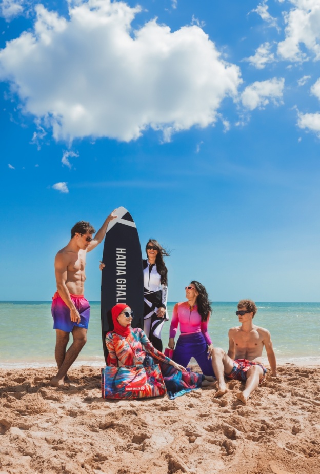 مجموعة ملابس السباحة لعام 2024 من هادية غالب  تغزو الشاطئ