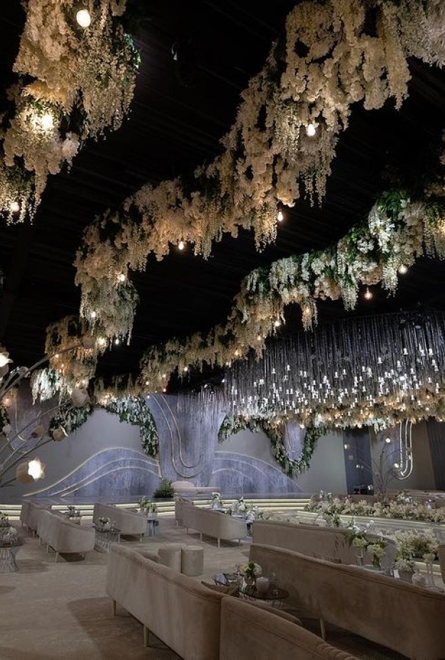 ديكور حفل زفاف من المصمم السعودي تركي المحيسن