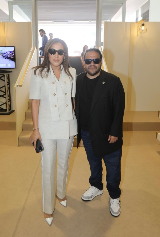 الأستاذة جمانا الراشد والمخرج توفيق الزايدي